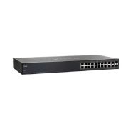 Linksys SRW2016 16 x Ports 10/100/1000Base-T + 2 x Shared Ports SFP mini-GBIC Managed 1U Rack-Mountable Gigabit Ethernet Network Switch