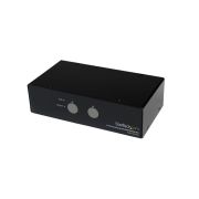 StarTech SV231DLU3A 2-Port SuperSpeed USB 3.0 Dual-Link DVI KVM Switch with Audio and Cables