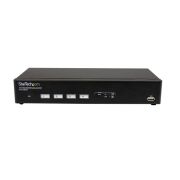 StarTech SV431USBDDM 4-Port USB VGA KVM Switch with Cables