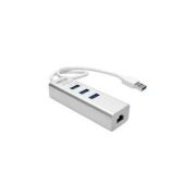 Tripp Lite U336-U03-GB interface hub 1000 Mbit/s Silver