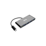Tripp Lite U460-004-4AB interface hub USB 3.2 Gen 2 (3.1 Gen 2) Type-C 5000 Mbit/s Black