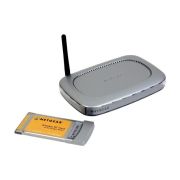 Netgear WGB511 WGB511 4 x Ports 10/100Base-TX LAN + 1 x Port 10/100Base-TX WAN 54Mb/s IEEE 802.11b/g Wireless Router with PC Card Kit