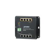 Planet WGS-804HPT 4 x Ports PoE+ 10/100/1000Base-T + 4 x Ports 1GbE RJ-45 Layer 2 Managed Wall-Mountable Gigabit Ethernet Industrial Switch