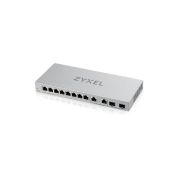 ZyXEL XGS1210-12 8 x Ports 1000Base-T + 2 x Ports 2.5GBase-X + 2 x SFP+ Ports Layer 2 Managed 1U Rack-mountable Gigabit Ethernet Network Switch